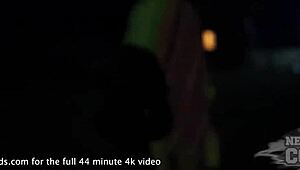 late night party with lucia and rebeka ruby peeing and sucking