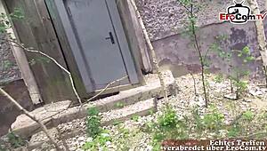 Yo, skinny blonde teen 18+ picked up for outdoor POV banging 😜