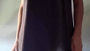 skinny girl pleasures herself with a dildo in hot solo - maiskii