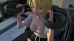 Rin Explores Sensual Pleasures On The Massage Chair