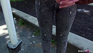 german scout - wanna see skinny teen gina fucked hard after uni?