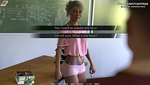 latina teen gives blowjob in class for money in taboo game