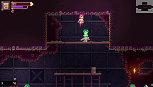 Scarlet Maiden Hentai Gloryhole Blowjob in Caves