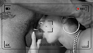 Behind the scenes, a brunette slut engages in anal assfucking and facial cumshot