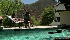 Hot Tight Pussy Teen Fucks Stepdad