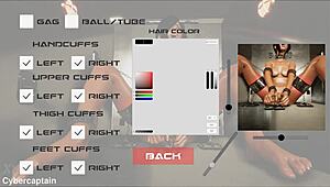 Bound Mature in Metal Bondage Fetish Game!