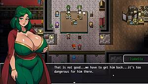 in lost lagoon harem hentai game ep 1, a cute naked fairy gets stuck in the prison key hole