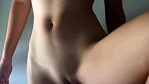 skinny girl pleasures herself with a dildo in hot solo - maiskii