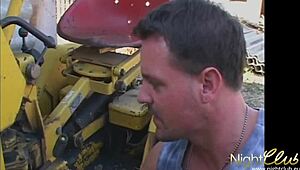 Herbert, the horny little neighbor, bangs every granny in retro German style.