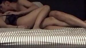 Look at this hot Korean in lingerie banging her boyfriend!