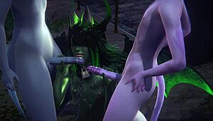 Yo, furry yaoi dragon and tanuki banging in park!