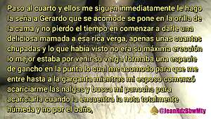 latina milf with big tits gets fucked by old cuckold husband watching