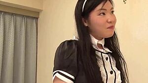 Kotomi Yuzuki switches costumes for steamy blowjob and creampie action