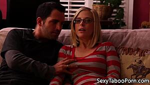 Erotic lesbians licking pussy in front of voyeurs