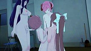 i dance with futanari girls at the night club