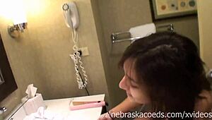 Cute brunette with hairy vagina gets filmed nervously at home in Florida.