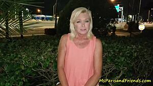 Ms Paris in Roleplay with Ripped Clothes and Shaved Pussy in Doggystyle Scene