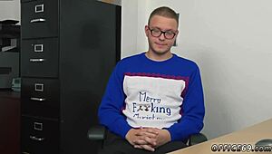 Young boy and old lady in gay sex holiday special