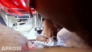 very sloppy head monster pleasing a lucky man