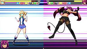 hey, wanna play this hentai battle game? search for ドリビレ on google