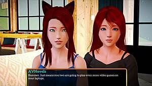 Milf's Big Tits in Homemade Game! Cartoon Fun!