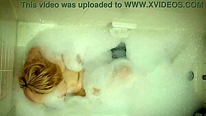 Annie Archer, the stunning pawg, strips and teases in a steamy hot shower scene.