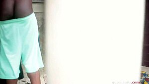 bad boy fucking stepmom's wet pussy in public