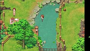 Hentai Game: Discovered Spying At The Pool In Countryside Life Part 11