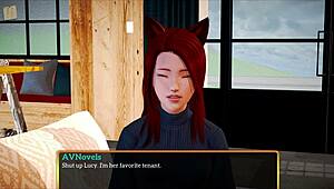 Milf's Big Tits in Homemade Game! Cartoon Fun!