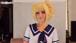 Cuteririnx in pov blowjob and sex as toga himiko