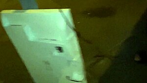 cracky and the tv in a fun reality moment