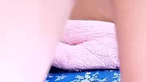 Chinese Cam Girl Slut in Raw Action on Display