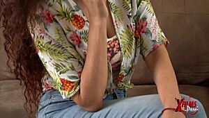 colombian milf aces porn casting with killer oral skills on display