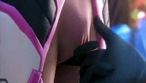 d va mercy y widowmaker haciend una desfloraci�n l�sbica