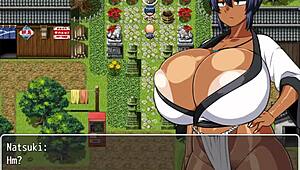 Village Chief Masturbates On Tanned Natsuki