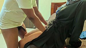 Japanese Milf with Big Ass Takes Huge Black Cock Before Lunch