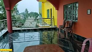 Indian bengali bhabhi rides hard in relative house with amazing anal