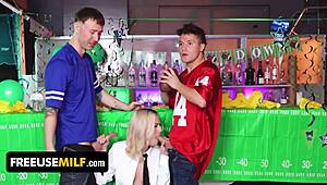 Lindsey Lakes offers her shaved pussy for free use anytime strangers demand