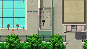 Hentai Game: Discovered Spying At The Pool In Countryside Life Part 11