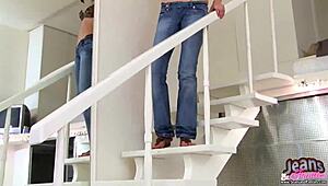 I'm struggling to squeeze into these tight skinny jeans every day.