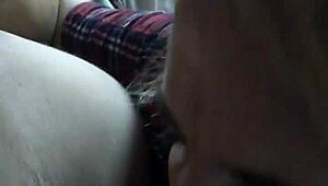 Milf deepthroats monster cock in blowjob with big cock oral action