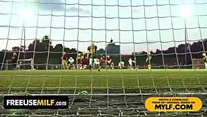 Lindsey Lakes offers her shaved pussy for free use anytime strangers demand