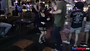 Real Amateur Thai Milf Wifey in Cuckold Action