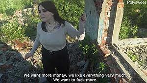 Massive Cum Load in Pussy After Wild Public Sex