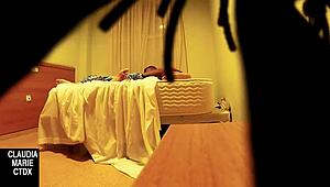 hidden cam catches chubby girl during oral session