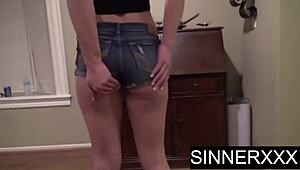 Jennifer White Endures A Rough POV Fuck With Sloppy Blowjob And Shaved Pussy Action.