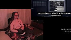 Naked Brunette Feels Fetish Emotions With Big Tits