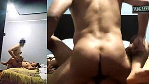 Stranger Breaks Petite Hairy Pussy in All Positions