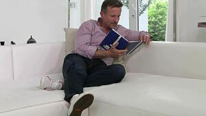 Quickie With Stepmother and Her Lover in Sexy Lingerie. Dirty Talk Fuels Our Wild European Encounter.