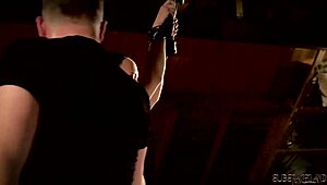 teen in bdsm scene with rough play